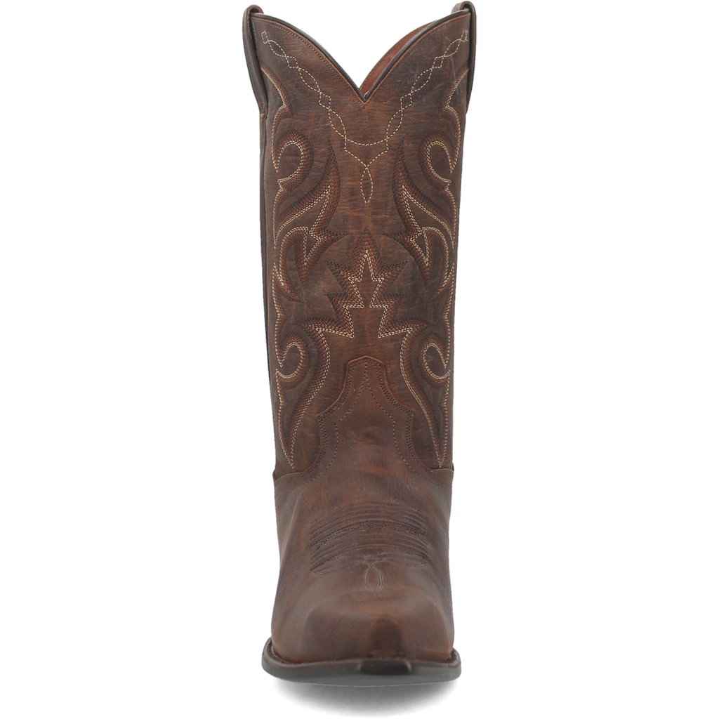 Dan Post Men's Cowboy Western Boot Renegade – Snip Toe, Distressed All-Over Leather, Removable Soft Strike Orthotic Insole, Fully Leather Lined, Cowboy Heel, Leather Outsole, 13" Shaft, Vintage Western Boot
