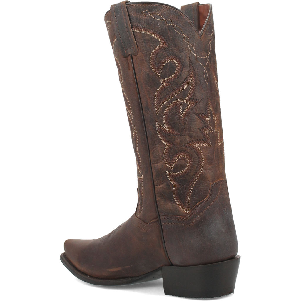 Dan Post Men's Cowboy Western Boot Renegade – Snip Toe, Distressed All-Over Leather, Removable Soft Strike Orthotic Insole, Fully Leather Lined, Cowboy Heel, Leather Outsole, 13" Shaft, Vintage Western Boot