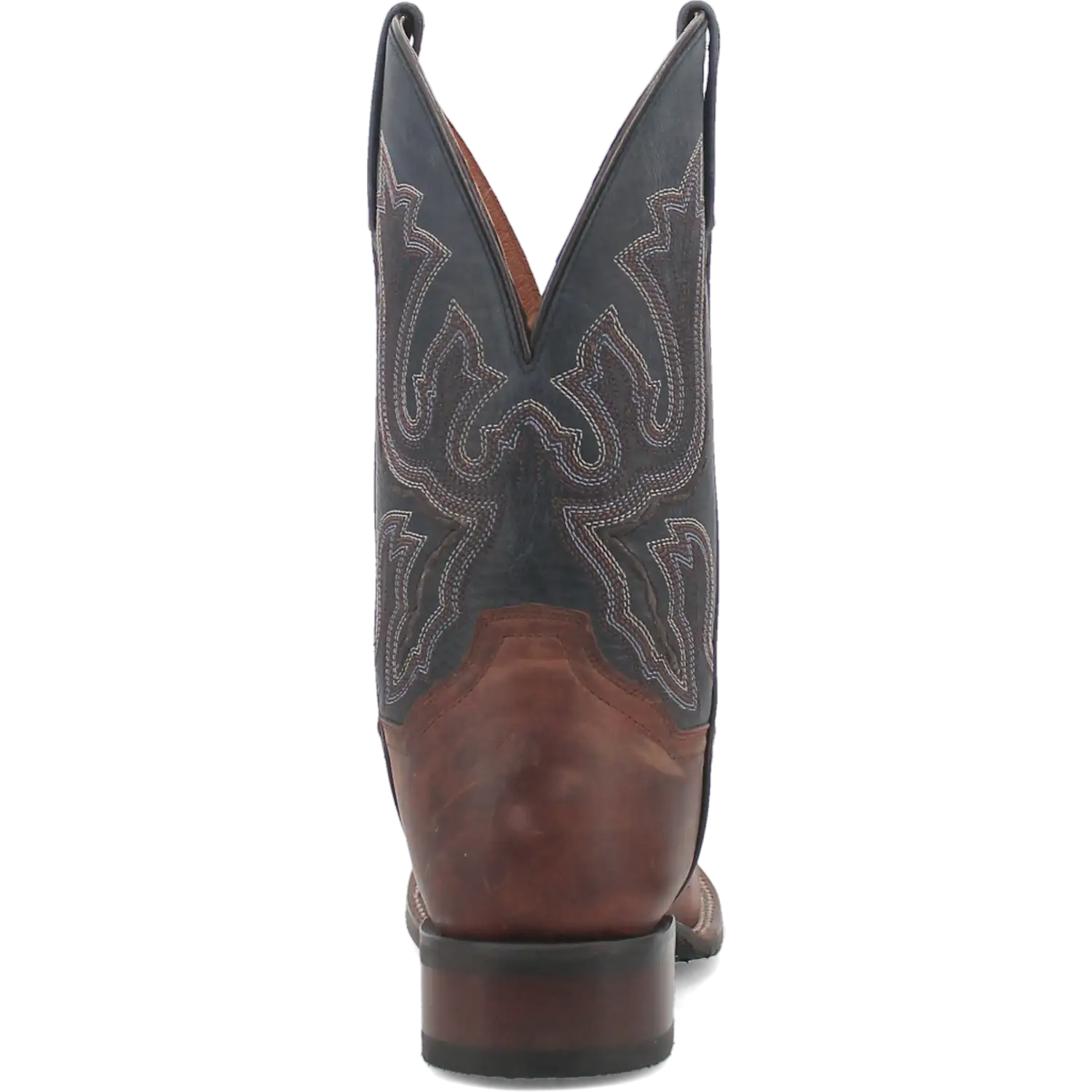 Dan Post Men's Cowboy Western Boot Winslow – Broad Square Toe, Premium Leather, Bold Blue Shaft, Western Embroidery, CAVVY Outsole, Removable Orthotic Insole, 1" Heel, Ranch & Dress Boot