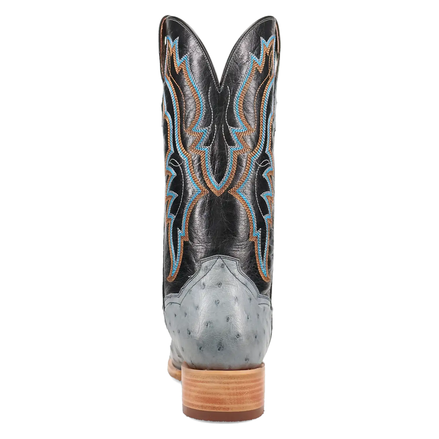 Dan Post Men's Cowboy Western Boot Brady – Cutter Toe, Full Quill Ostrich Skin, ROM2 Rubber Outsole, Ultimate Flex Insole, 13" Shaft, Western Embroidery, Premium Exotic Leather Rodeo & Dress Boot