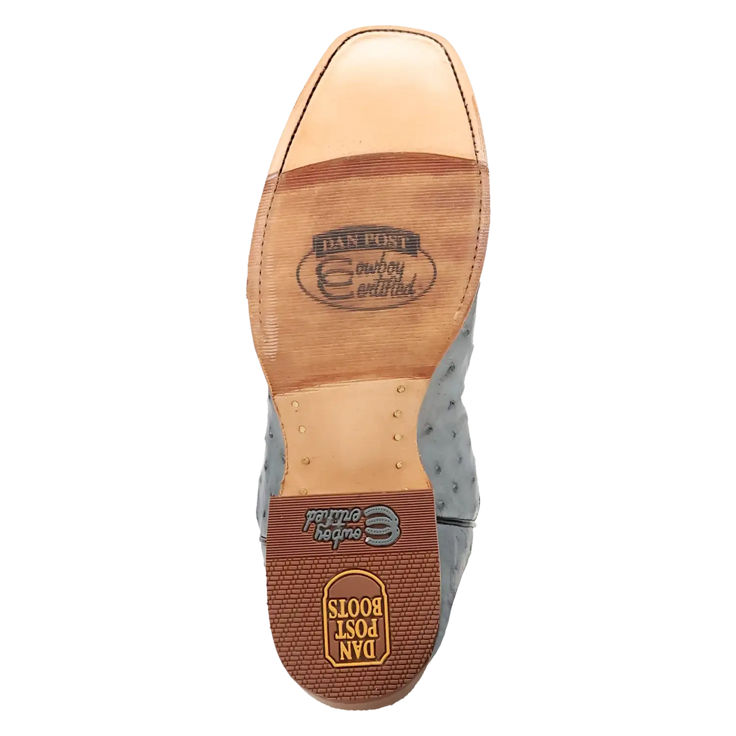Dan Post Men's Cowboy Western Boot Brady – Cutter Toe, Full Quill Ostrich Skin, ROM2 Rubber Outsole, Ultimate Flex Insole, 13" Shaft, Western Embroidery, Premium Exotic Leather Rodeo & Dress Boot