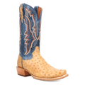 Dan Post Men's Cowboy Western Boot Brady – Cutter Toe, Full Quill Ostrich Skin, ROM2 Rubber Outsole, Ultimate Flex Insole, 13" Shaft, Western Embroidery, Premium Exotic Leather Rodeo & Dress Boot