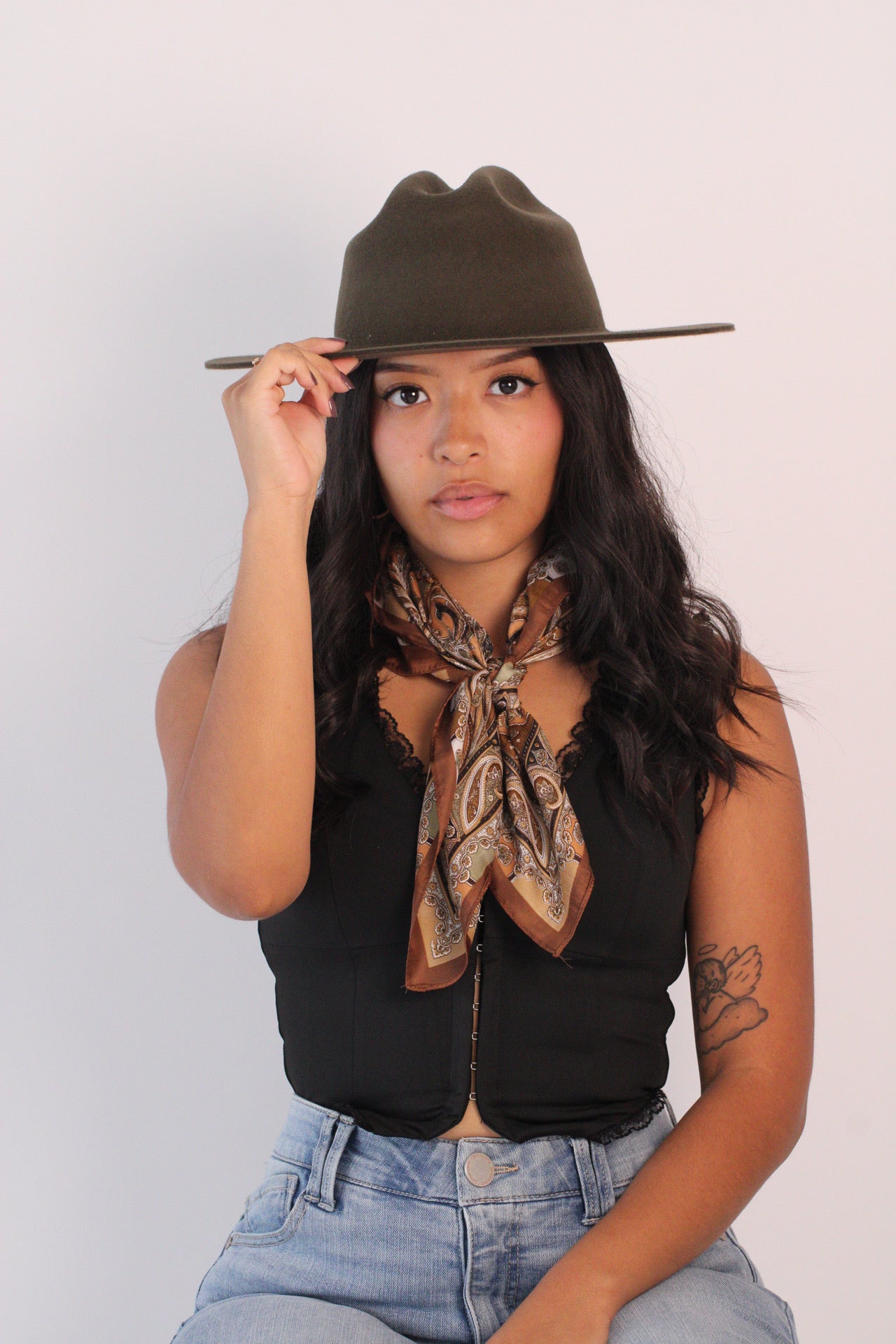 Wilder and Soul Dakota Western Hat - Olive