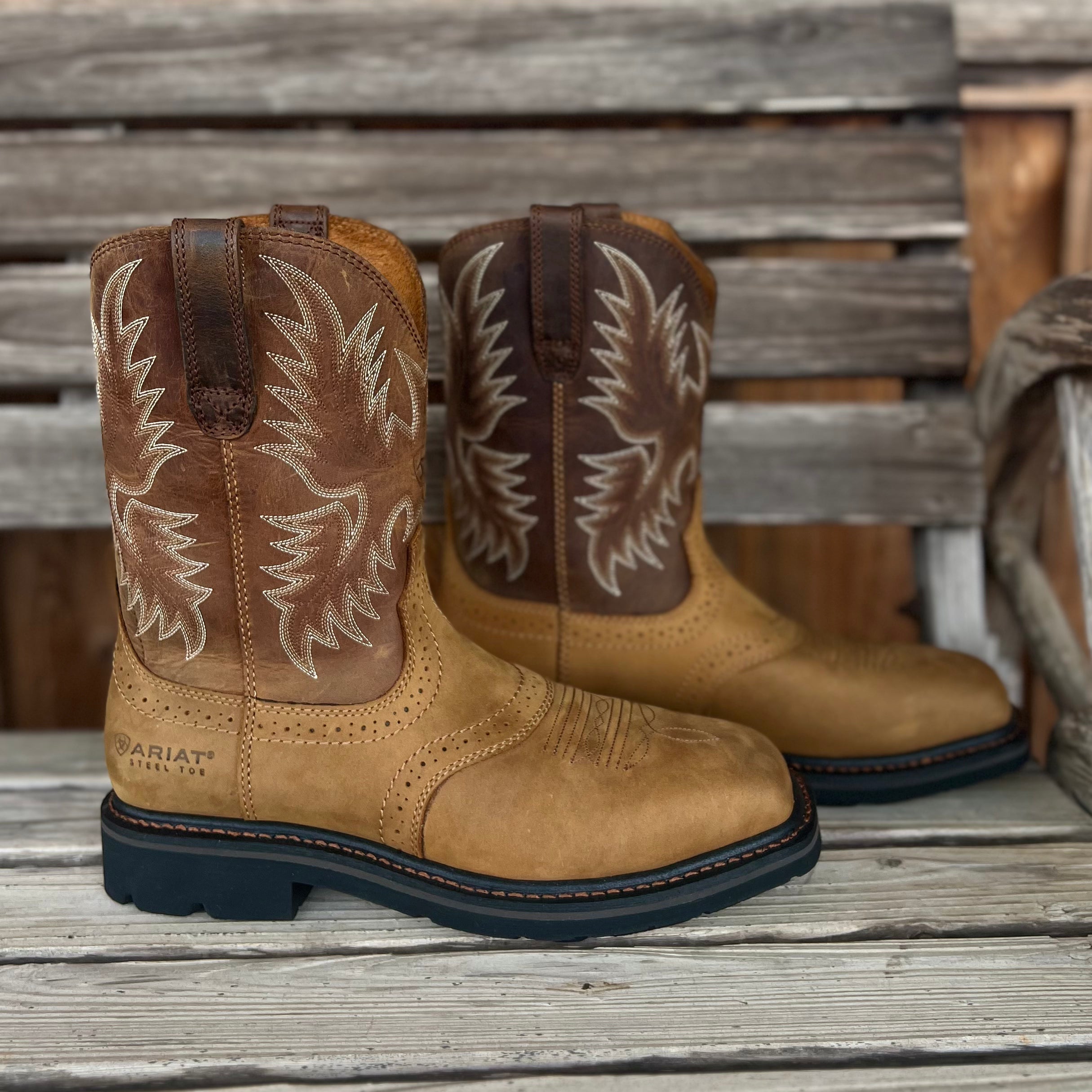 Ariat Sierra Steel Toe Men's Western Work Boot