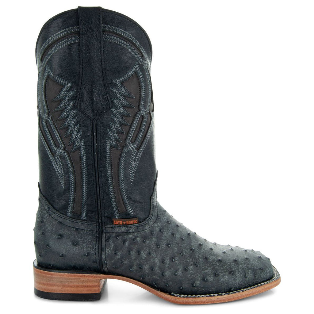 Soto Boots Mens Out of the Wild Black Cowboy Boots