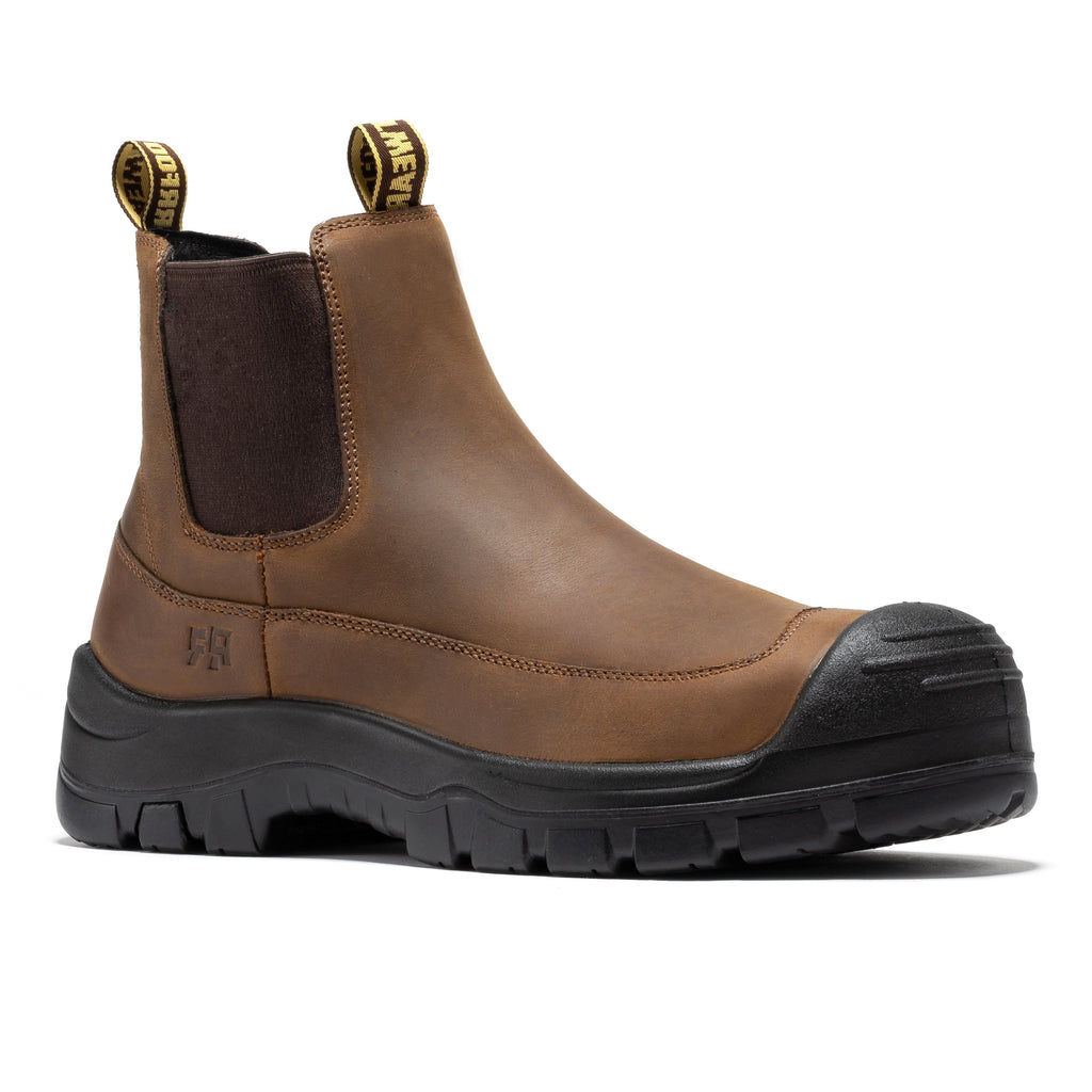 ROCKROOSTER Woodland Brown 6 Inch Chelsea Work Boot