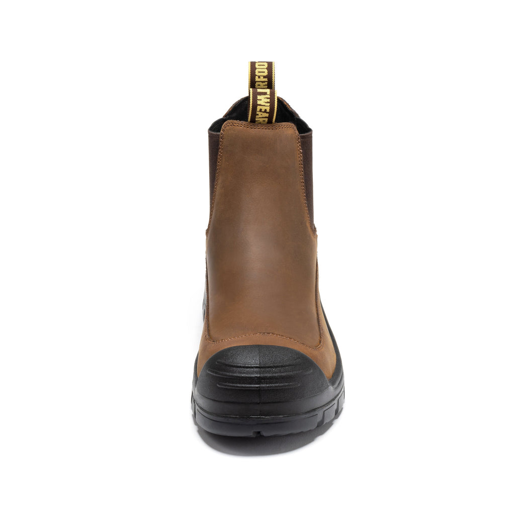 ROCKROOSTER Woodland Brown 6 Inch Chelsea Work Boot