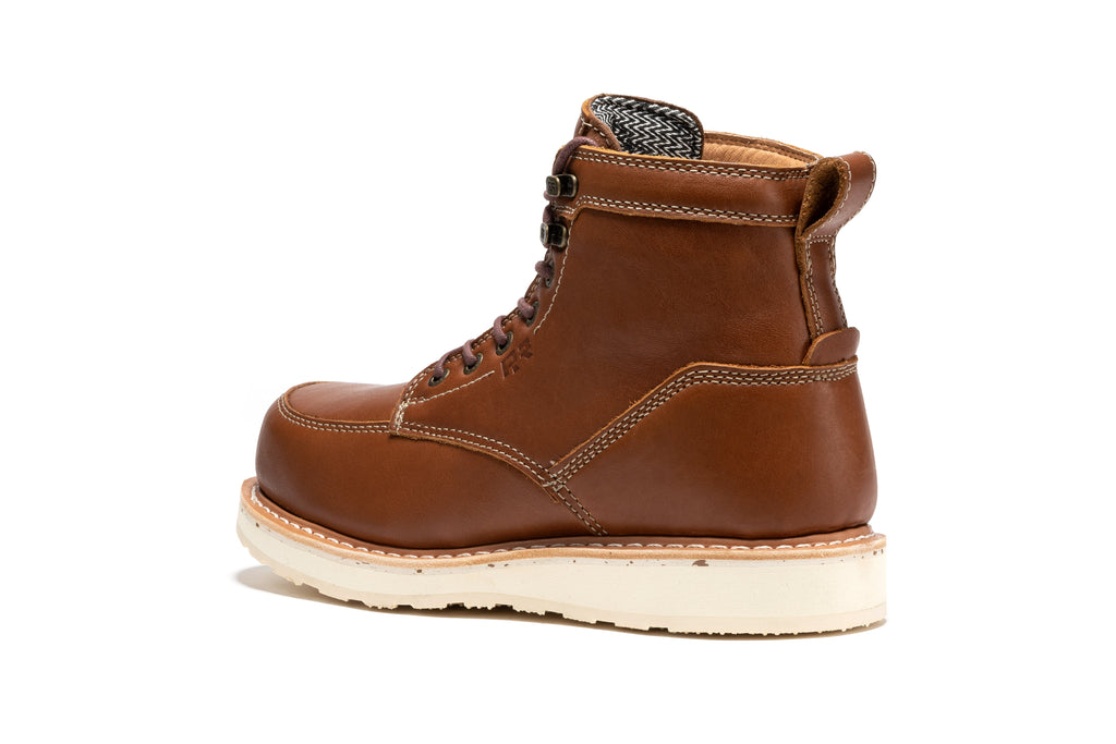ROCKROOSTER Edgewood Mens 6 Inch Steel Toe Work Boot