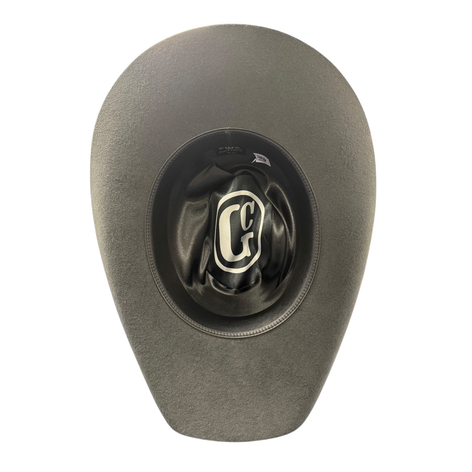 Gone Country Justin Gun Metal 5X Wool Felt Cowboy Hat