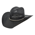 Gone Country Justin Black Bangora Straw Cowboy Hat