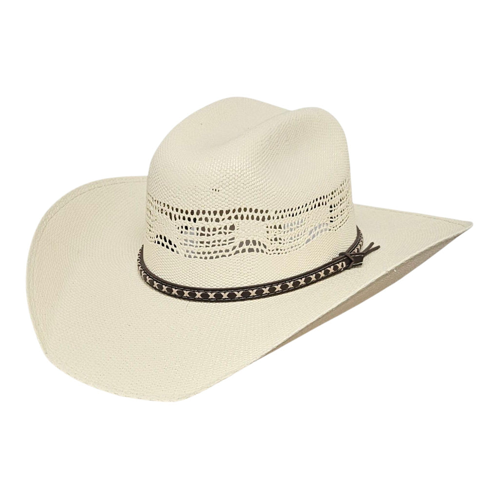 Gone Country Justin Ivory Bangora Straw Cowboy Hat