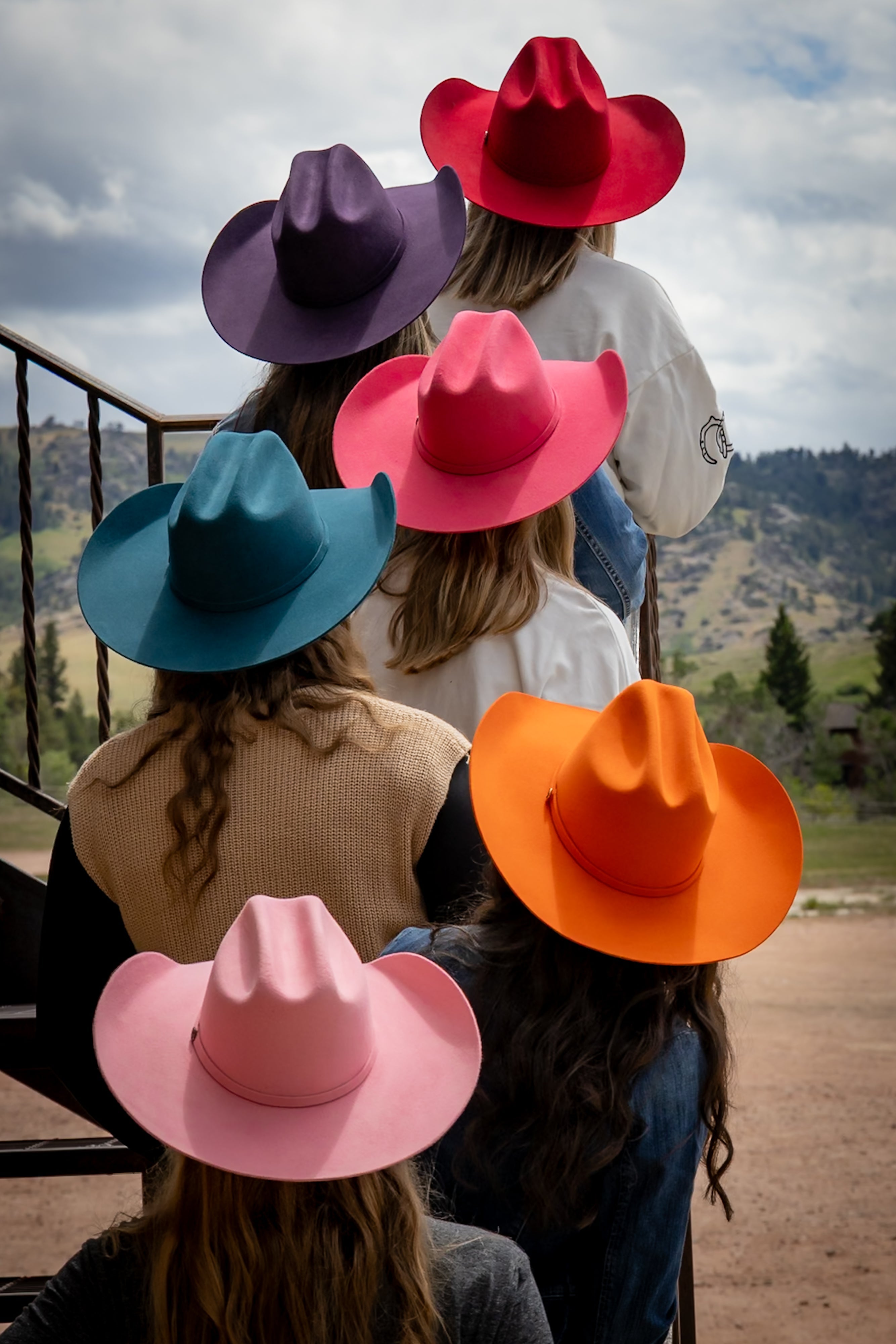 Gone Country American Orange 5X Wool Cowboy Hat — Made in USA