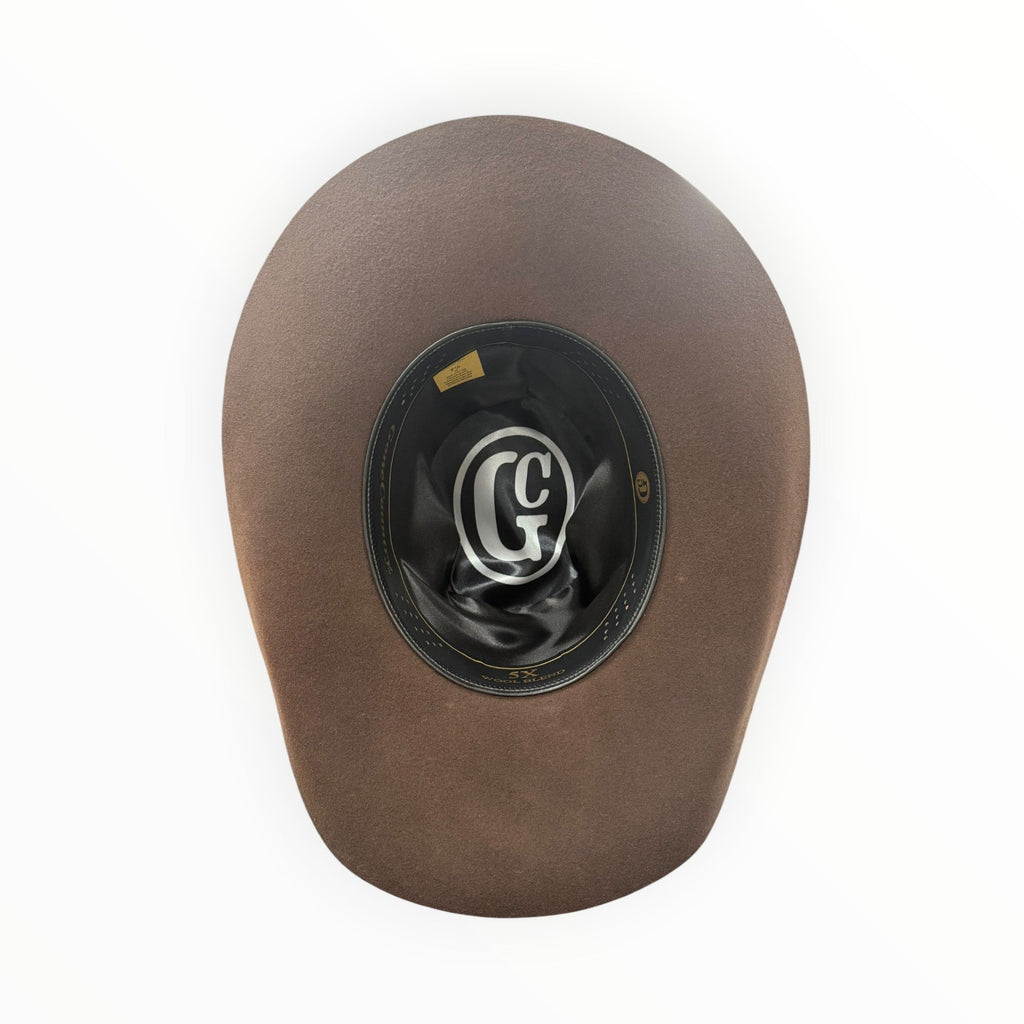 Gone Country Montana Brown 5X Wool Cowboy Hat — Made in USA