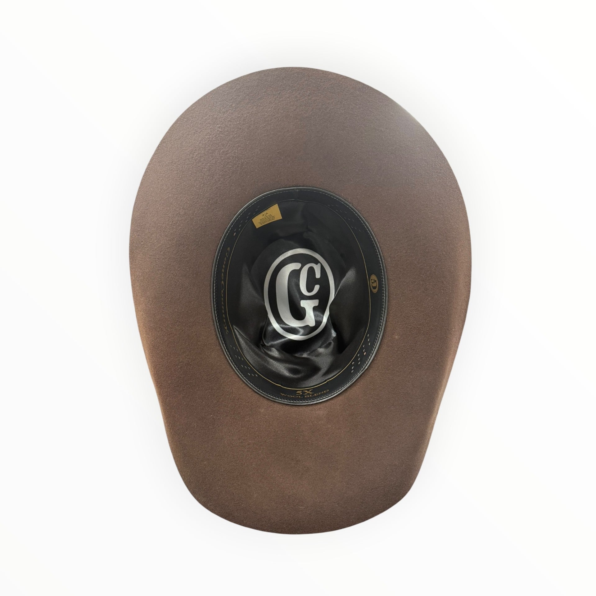 Gone Country Montana Brown 5X Wool Cowboy Hat — Made in USA