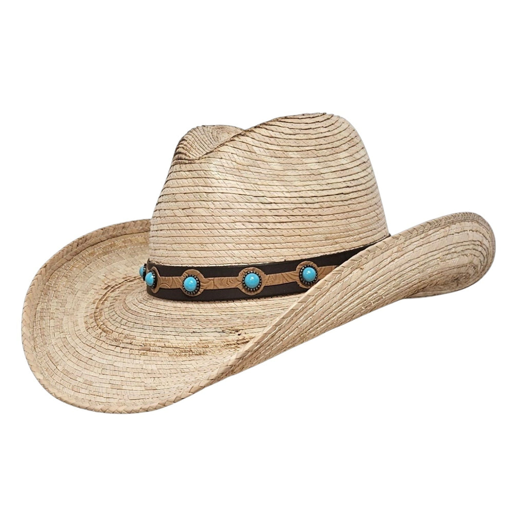 Gone Country Sundowner Natural Palm Straw Women's Cowboy Hat