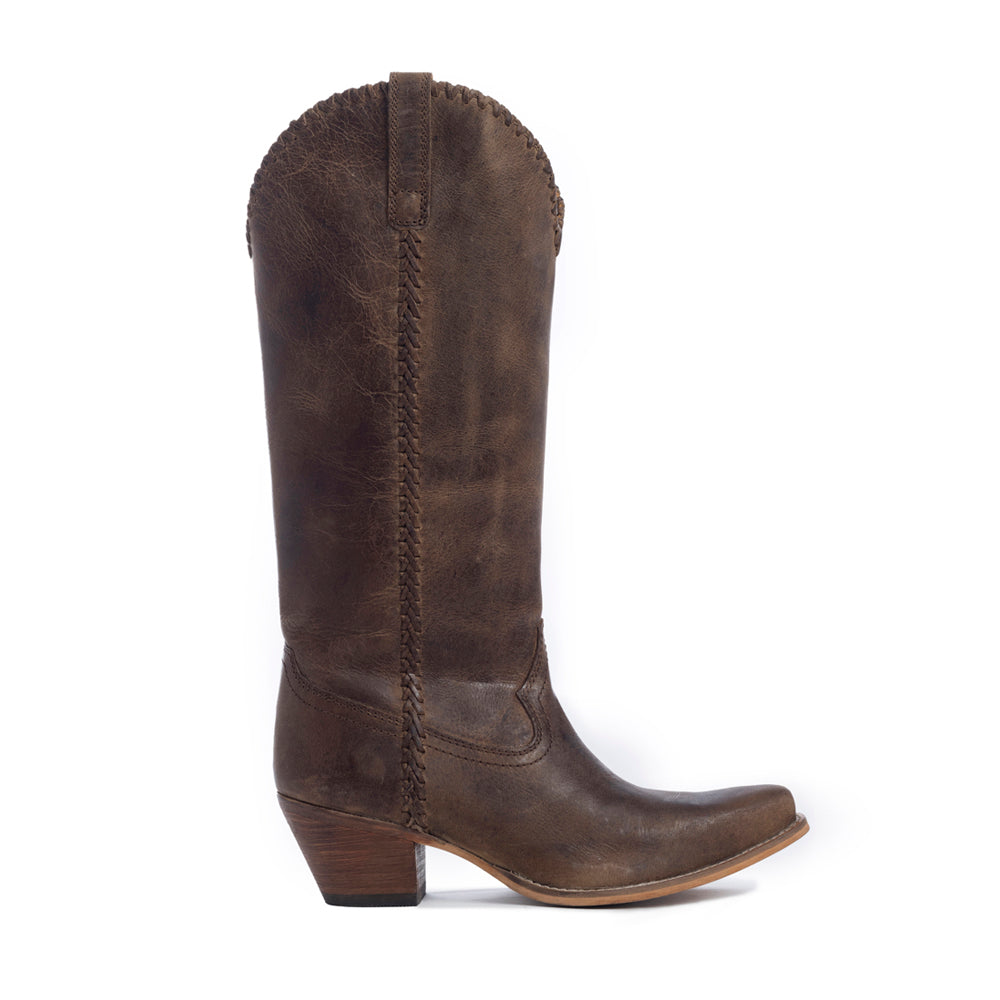 Myra High Plains Stitched Leather Women's Cowgirl Boots