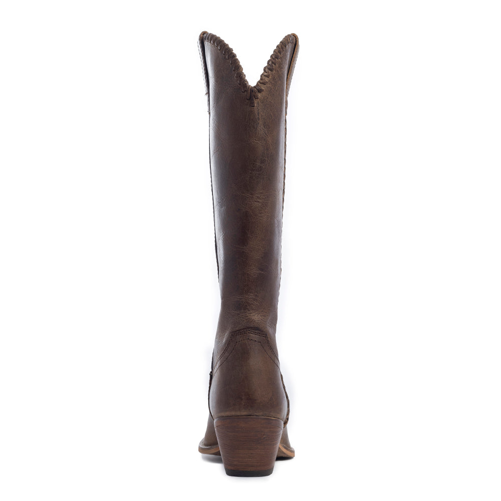 Myra High Plains Stitched Leather Women's Cowgirl Boots