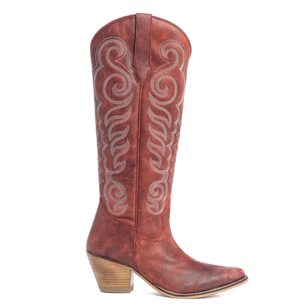 Myra Nalejandra Leather Boots for Women | Tall Western