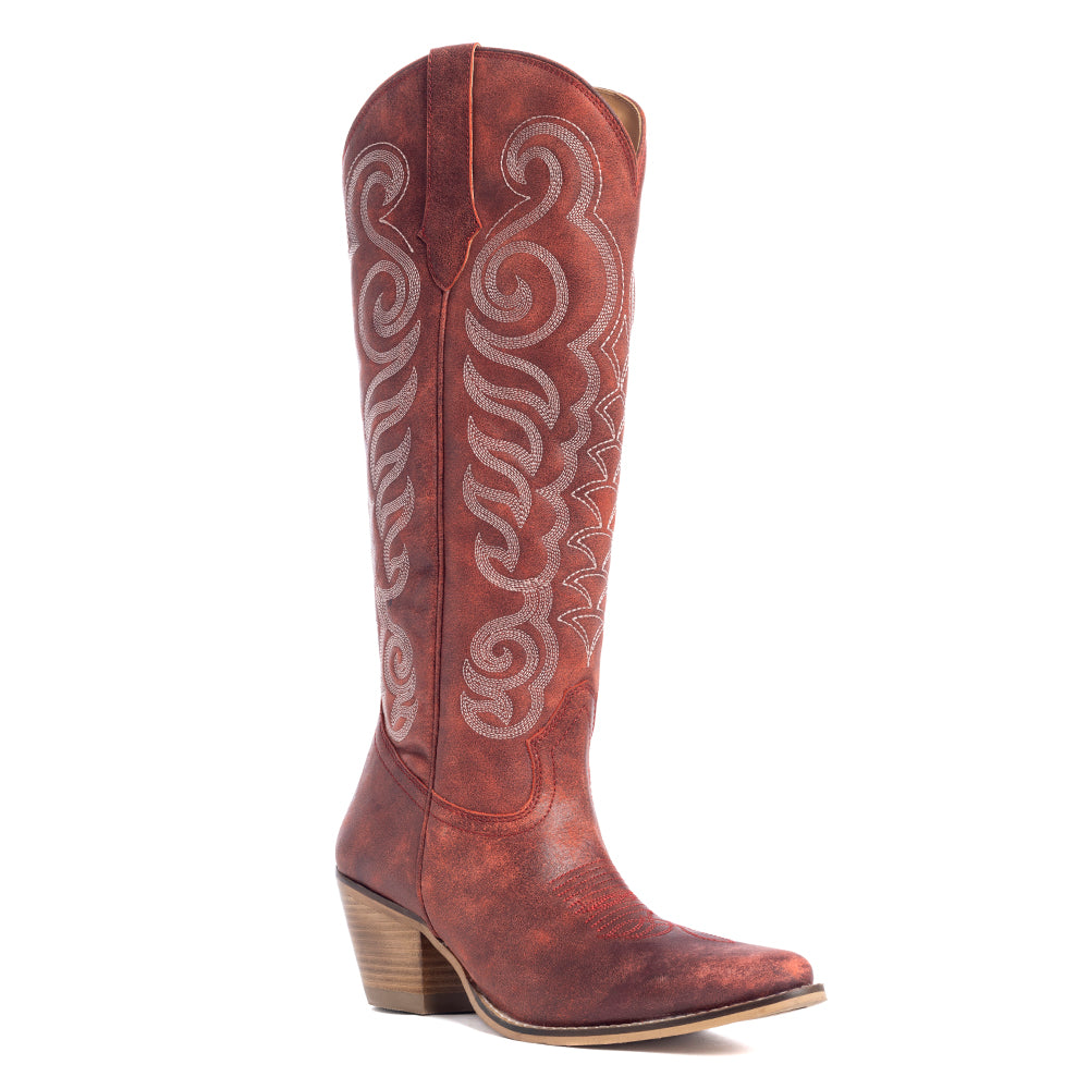 Myra Nalejandra Leather Boots for Women | Tall Western