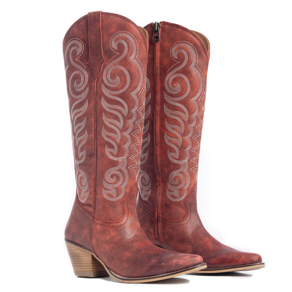 Myra Nalejandra Leather Boots for Women | Tall Western