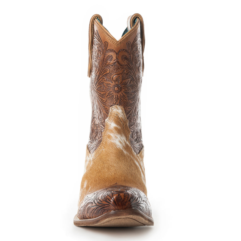 Myra Kelsey Anne Handtooled Leather Cowgirl Boots Hairon