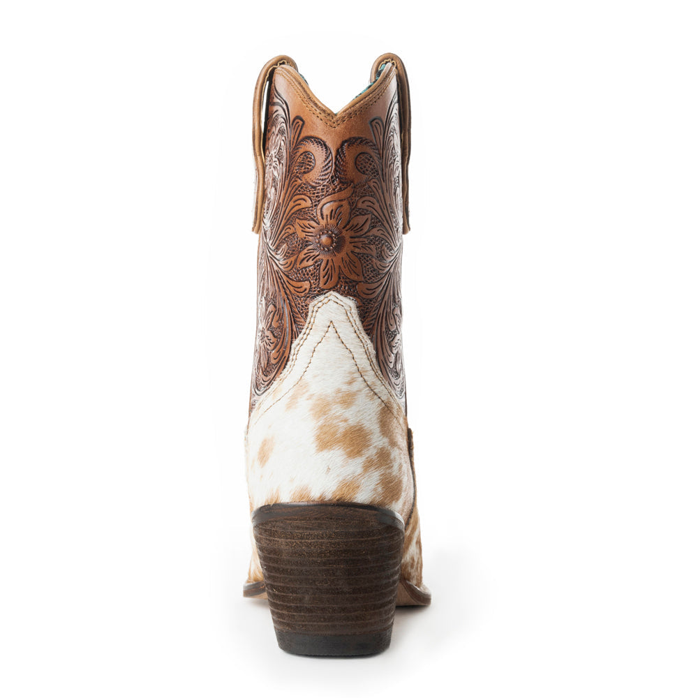 Myra Kelsey Anne Handtooled Leather Cowgirl Boots Hairon