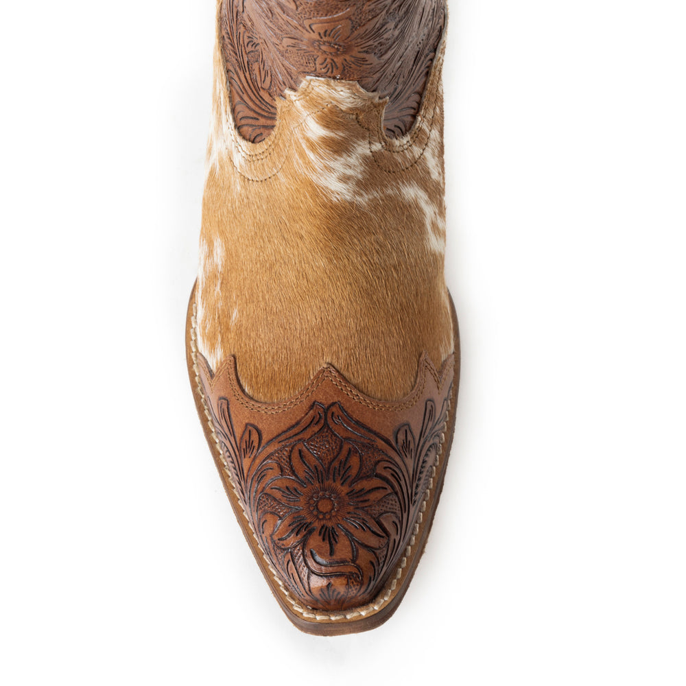 Myra Kelsey Anne Handtooled Leather Cowgirl Boots Hairon