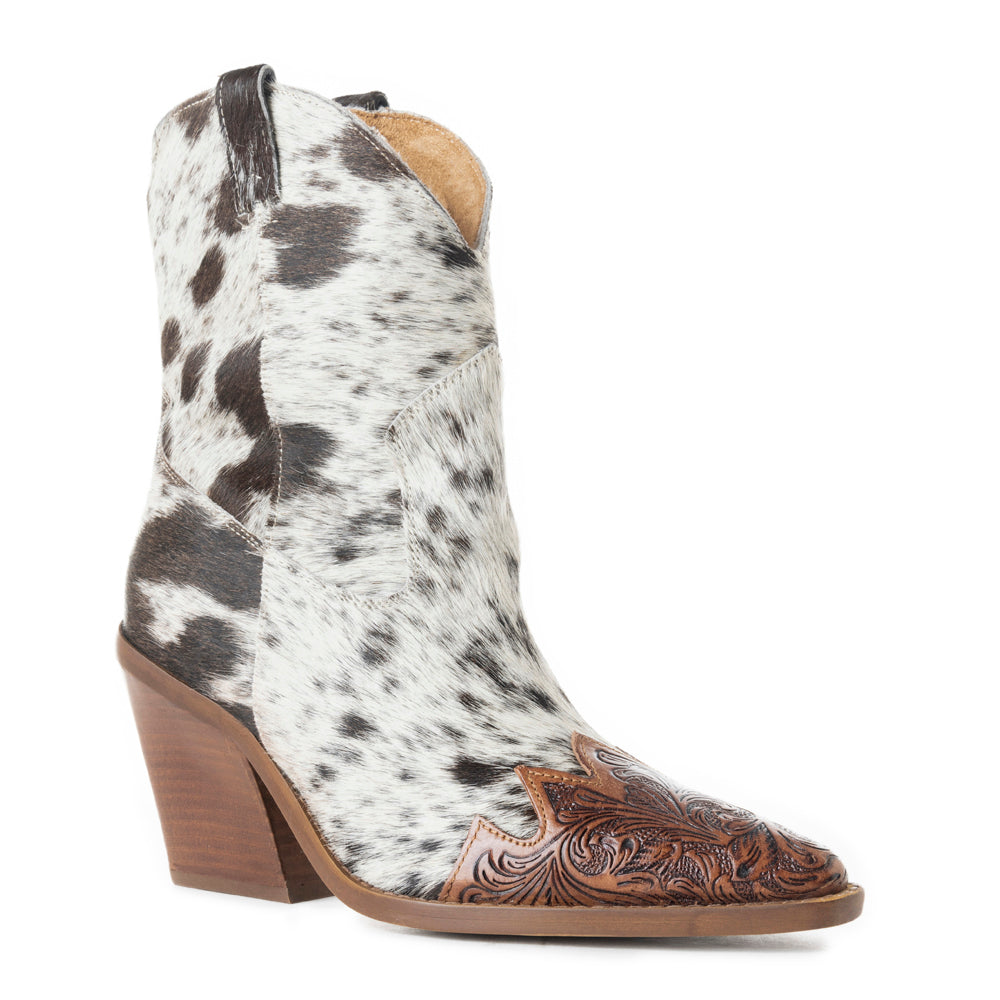 Myra Flossie Hairon Boots for Women | Bourbon Snip Toe