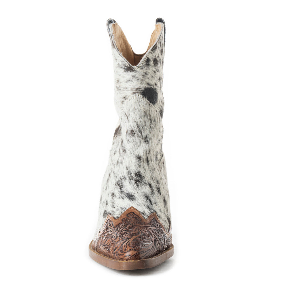 Myra Flossie Hairon Boots for Women | Bourbon Snip Toe