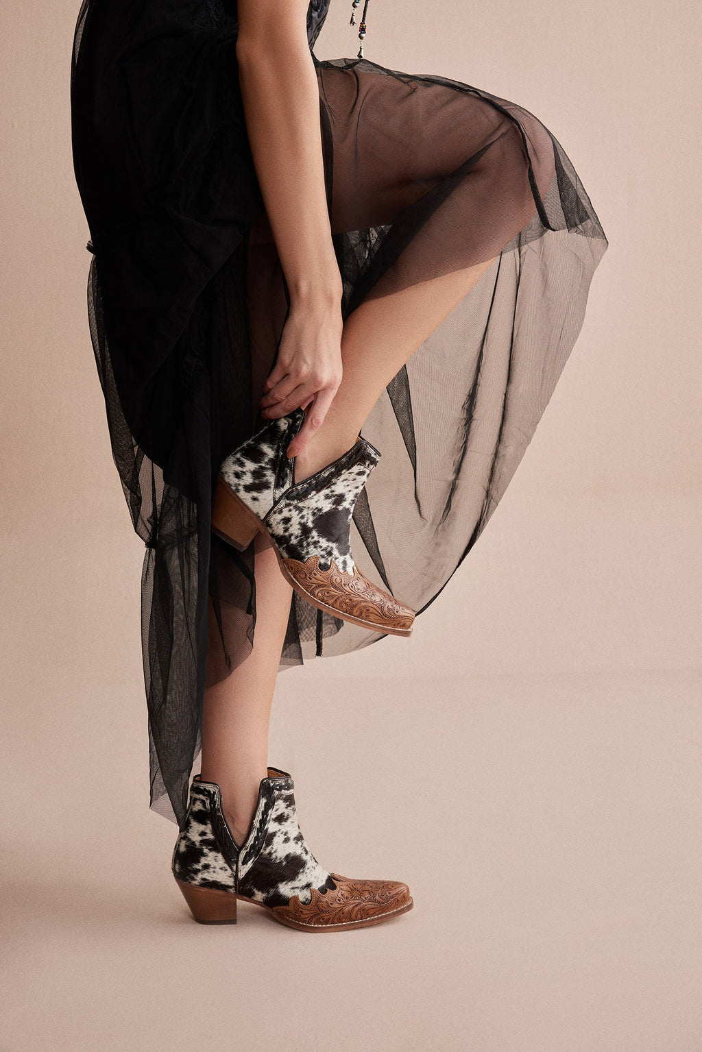 Myra Georgina Hairon Boots for Women | Cowgirl Booties