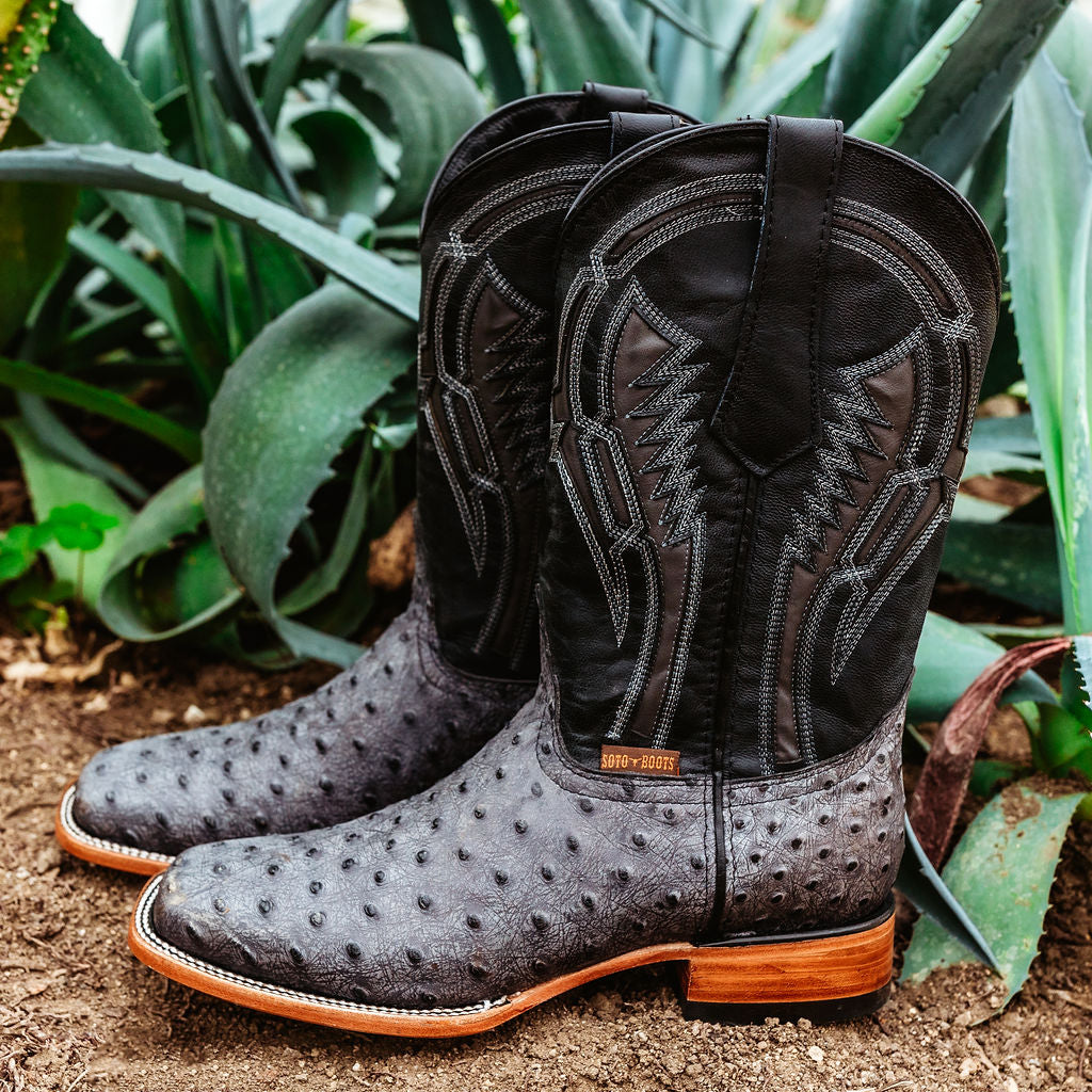 Soto Boots Mens Out of the Wild Black Cowboy Boots