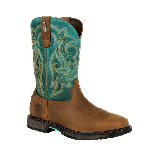 Georgia Boot Carbo-Tec LT Women's Waterproof Western Pull-On Work Boot