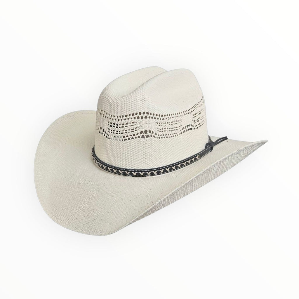 Gone Country Yellowstone Ivory Bangora Straw Cowboy Hat