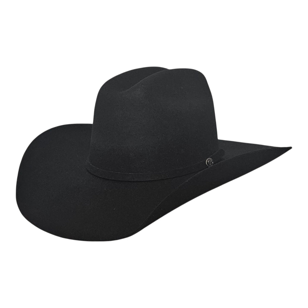 Gone Country Yellowstone Black 5X Wool Felt Cowboy Hat
