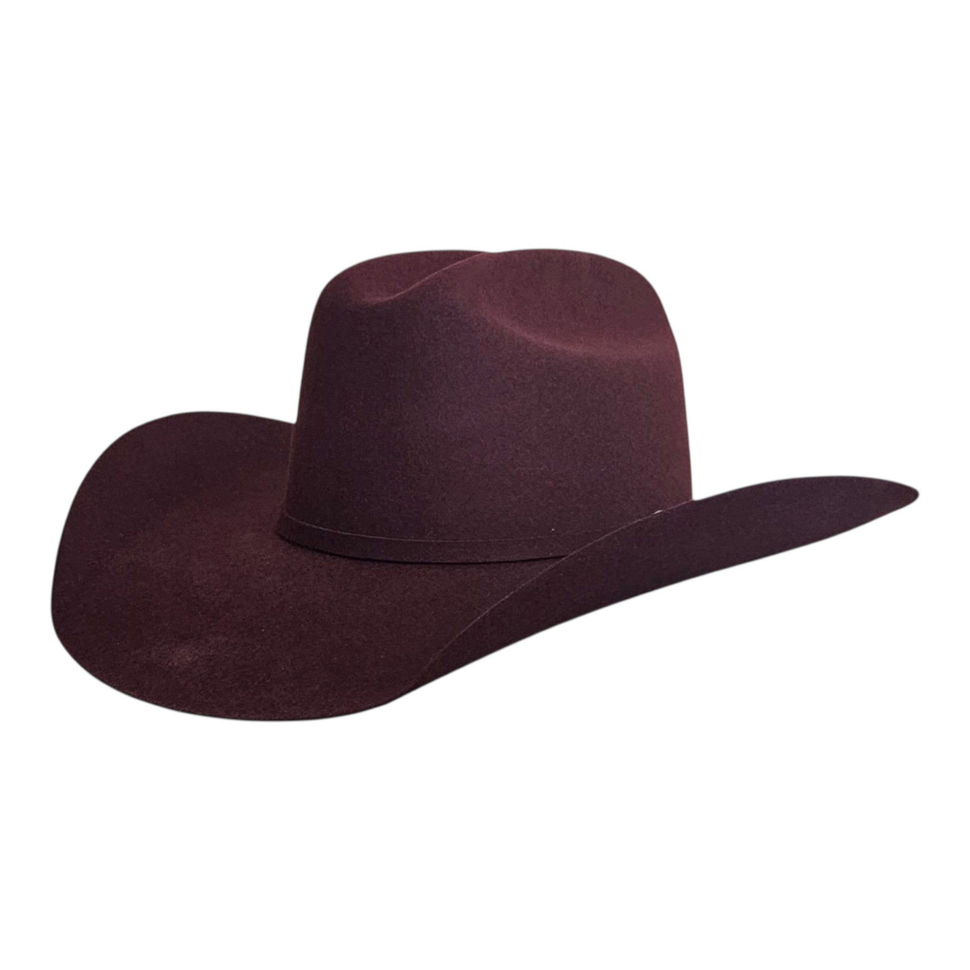 Gone Country Yellowstone Black Cherry 5X Wool Cowboy Hat
