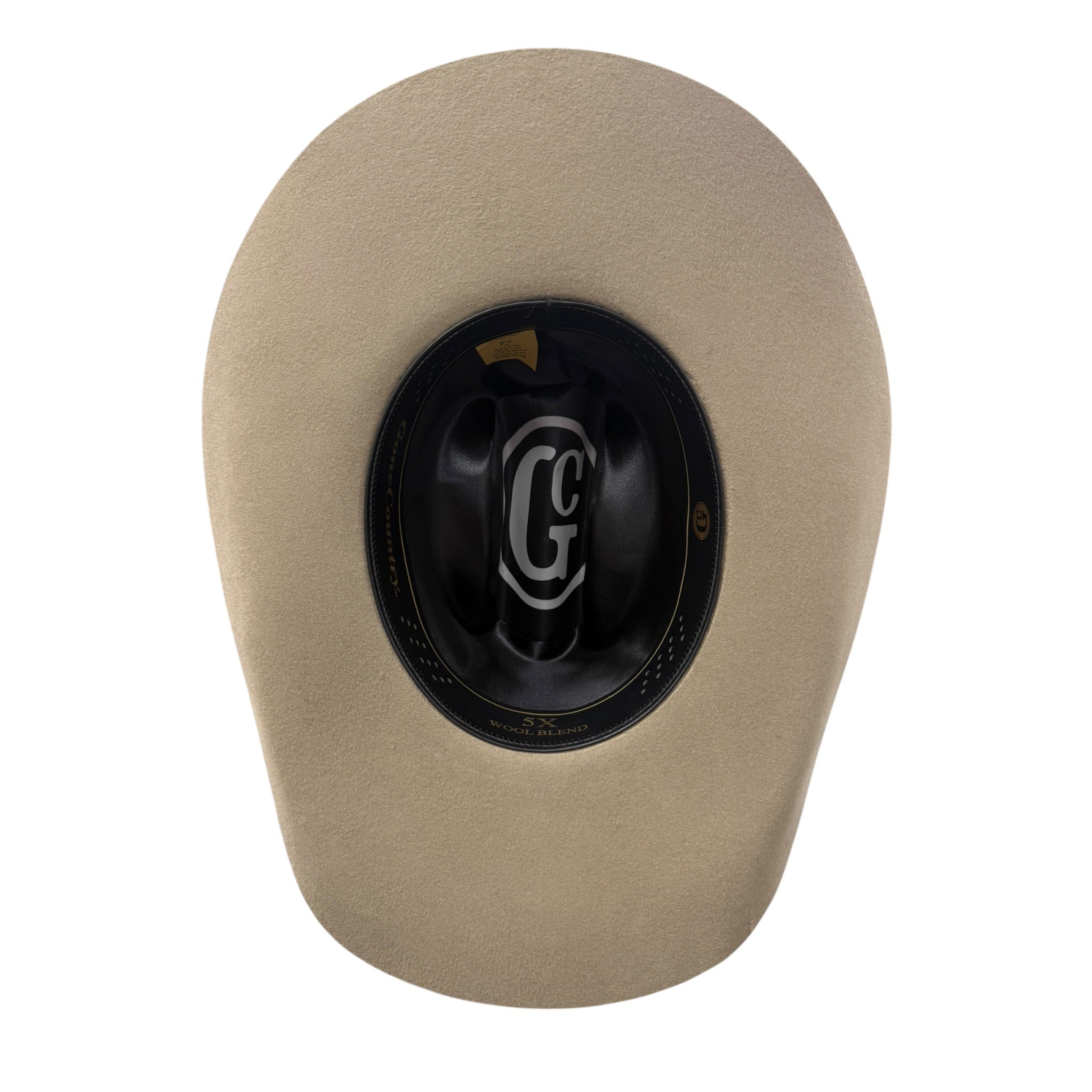Gone Country Yellowstone Buckskin 5X Wool Cowboy Hat — Made in USA