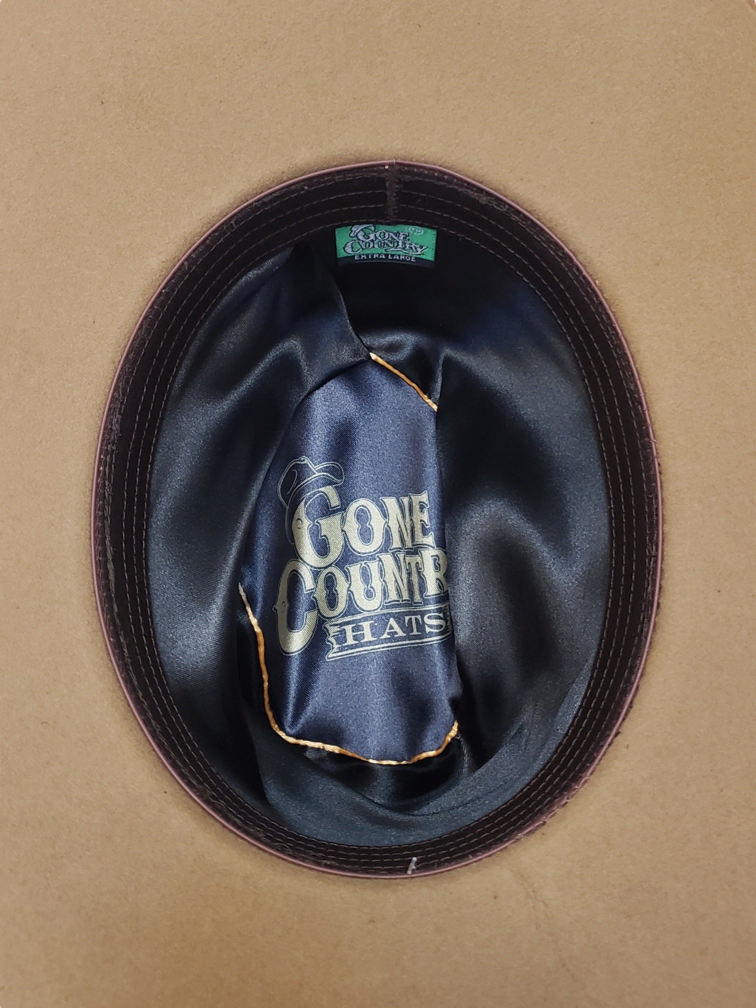 Gone Country Justin Chestnut 5X Wool Felt Cowboy Hat