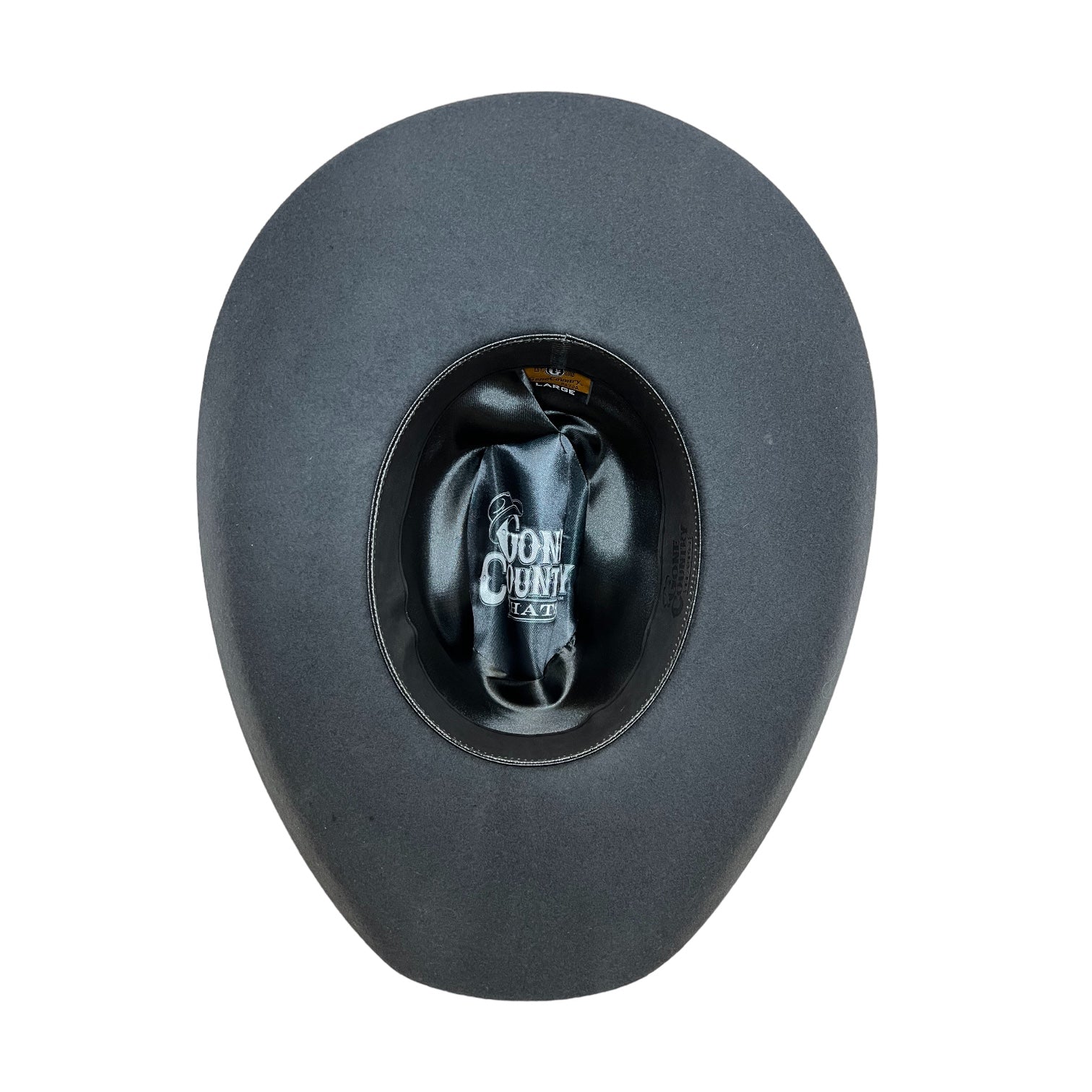 Gone Country Yellowstone Gun Metal 5X Wool Felt Cowboy Hat