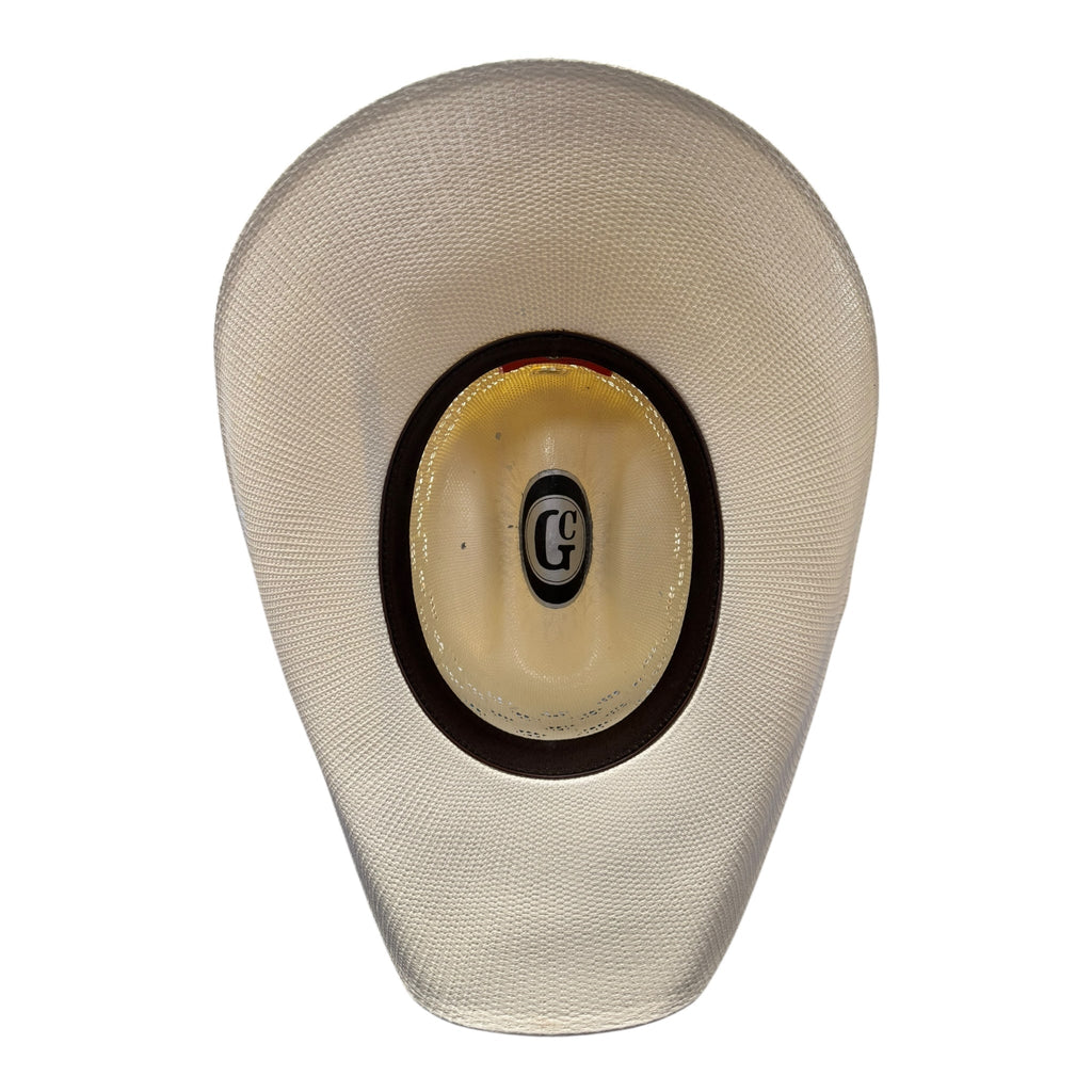 Gone Country Yellowstone Ivory Bangora Straw Cowboy Hat