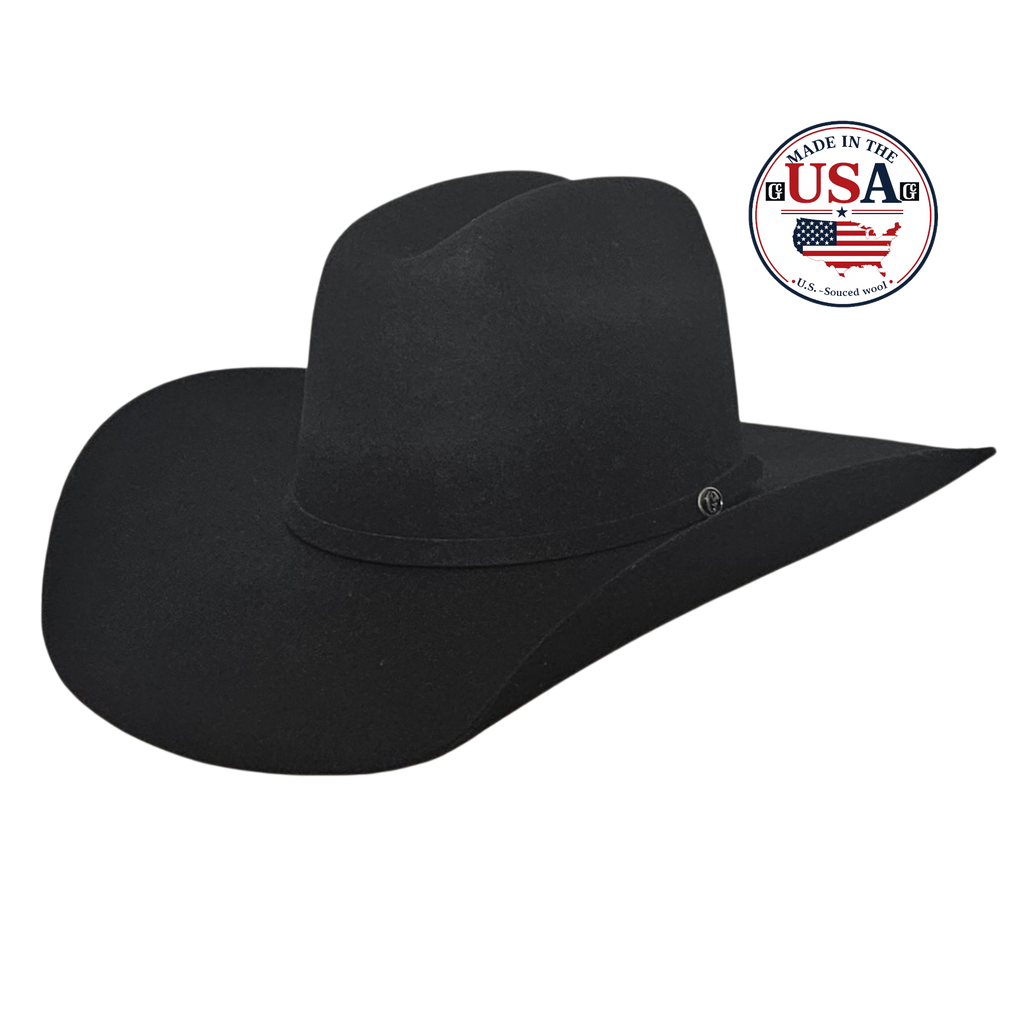 YELLOWSTONE BLACK 5X WOOL USA