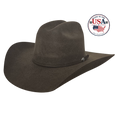 Gone Country Yellowstone Brown 5X Wool Cowboy Hat — Made in USA