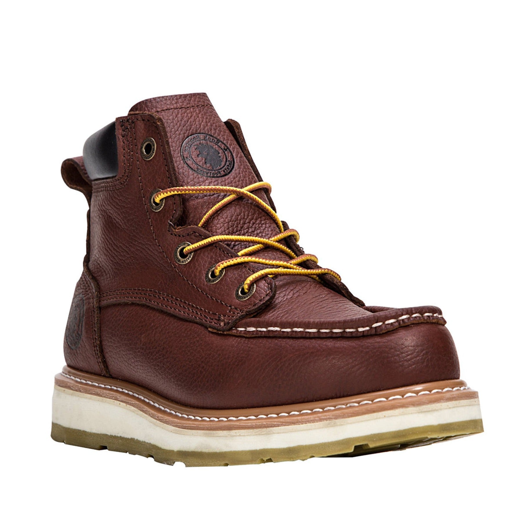 ROCKROOSTER Walker Men's 6 Inch Moc-Toe Soft Toe Boot