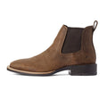 Ariat Men's Booker Ultra Western Boot – Elastic Side Gore | Wide Square Toe | Brown | D & EE