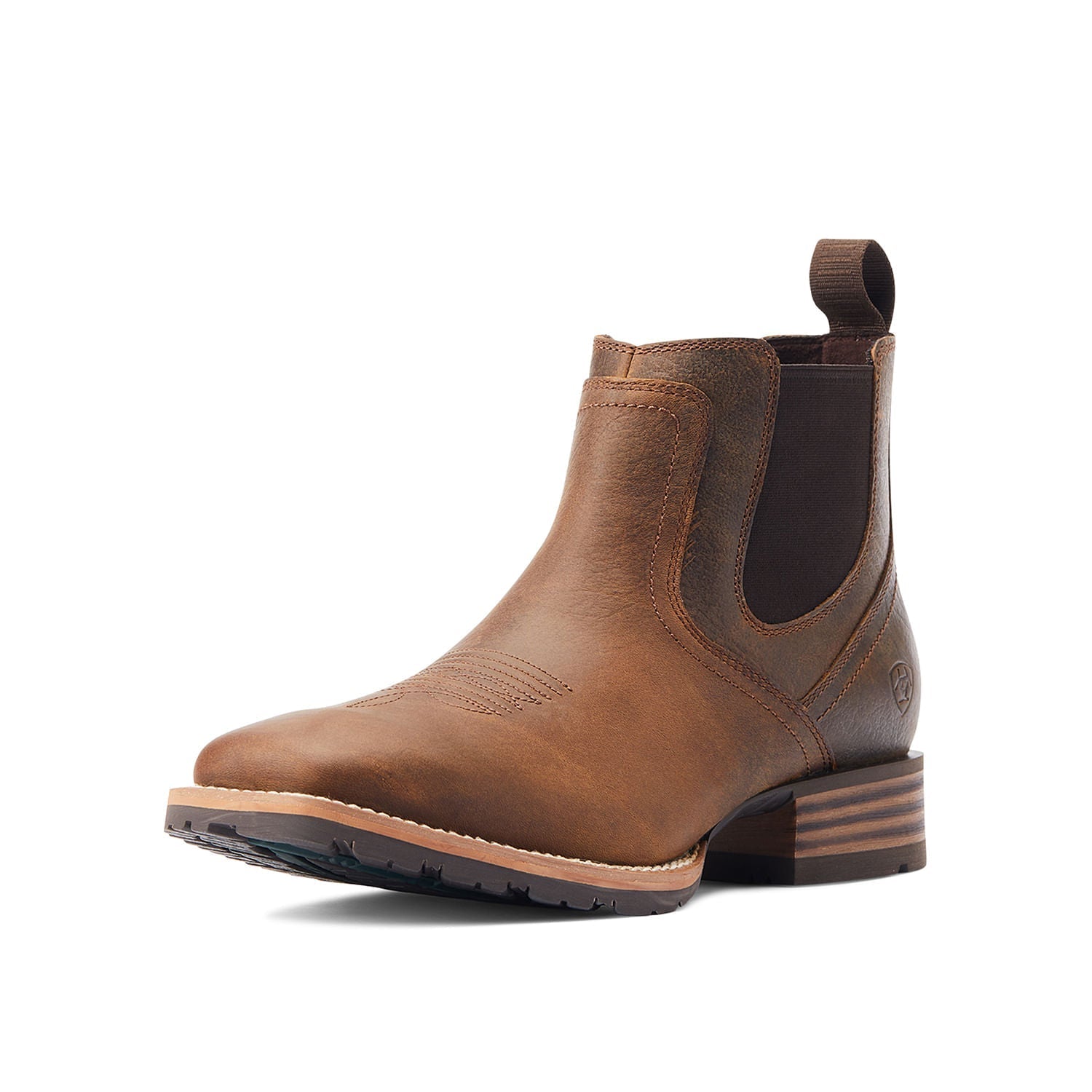 Ariat Men's Hybrid Low Boy Western Boot – Full-Grain Leather | Wide Square Toe | D & EE Widths