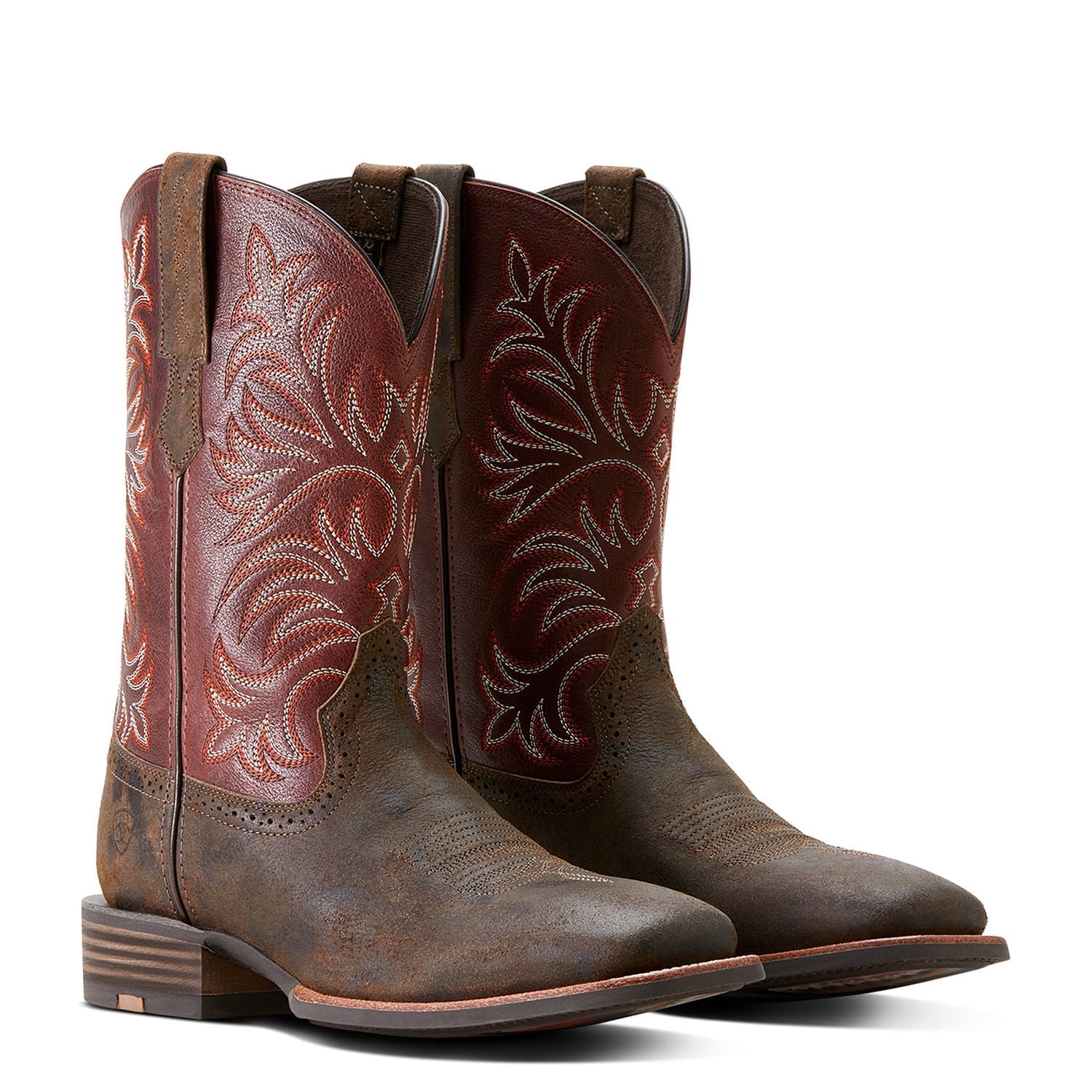 Ariat Men's Oakwood Western Boot – Full-Grain Leather | ATS® Technology | D & EE Widths