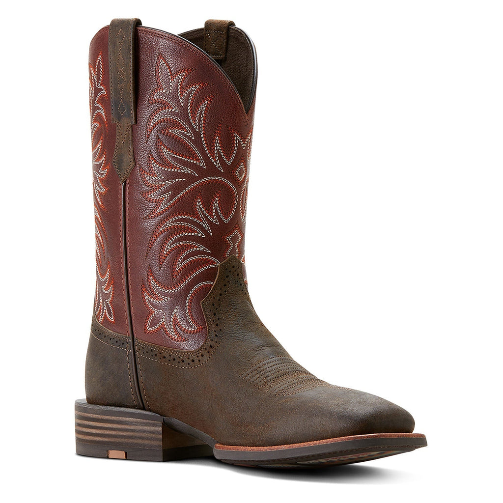 Ariat Men's Oakwood Western Boot – Full-Grain Leather | ATS® Technology | D & EE Widths