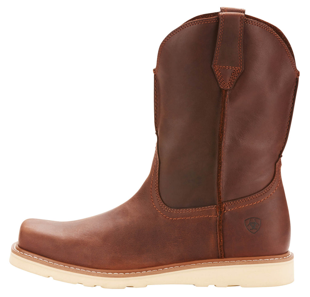 Ariat Men's Rambler Recon Western Boot – Full-Grain Leather | Oil & Slip Resistant | Sizes 7–13