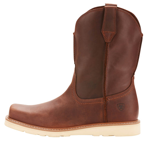Ariat Men's Rambler Recon Western Boot – Full-Grain Leather | Oil & Slip Resistant | Sizes 7–13