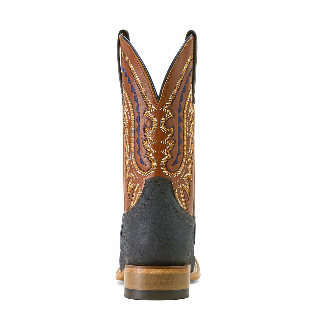 Ariat Men's Rock Ridge Wide Square Toe Western Boots – American Bison Leather | Goodyear Welt
