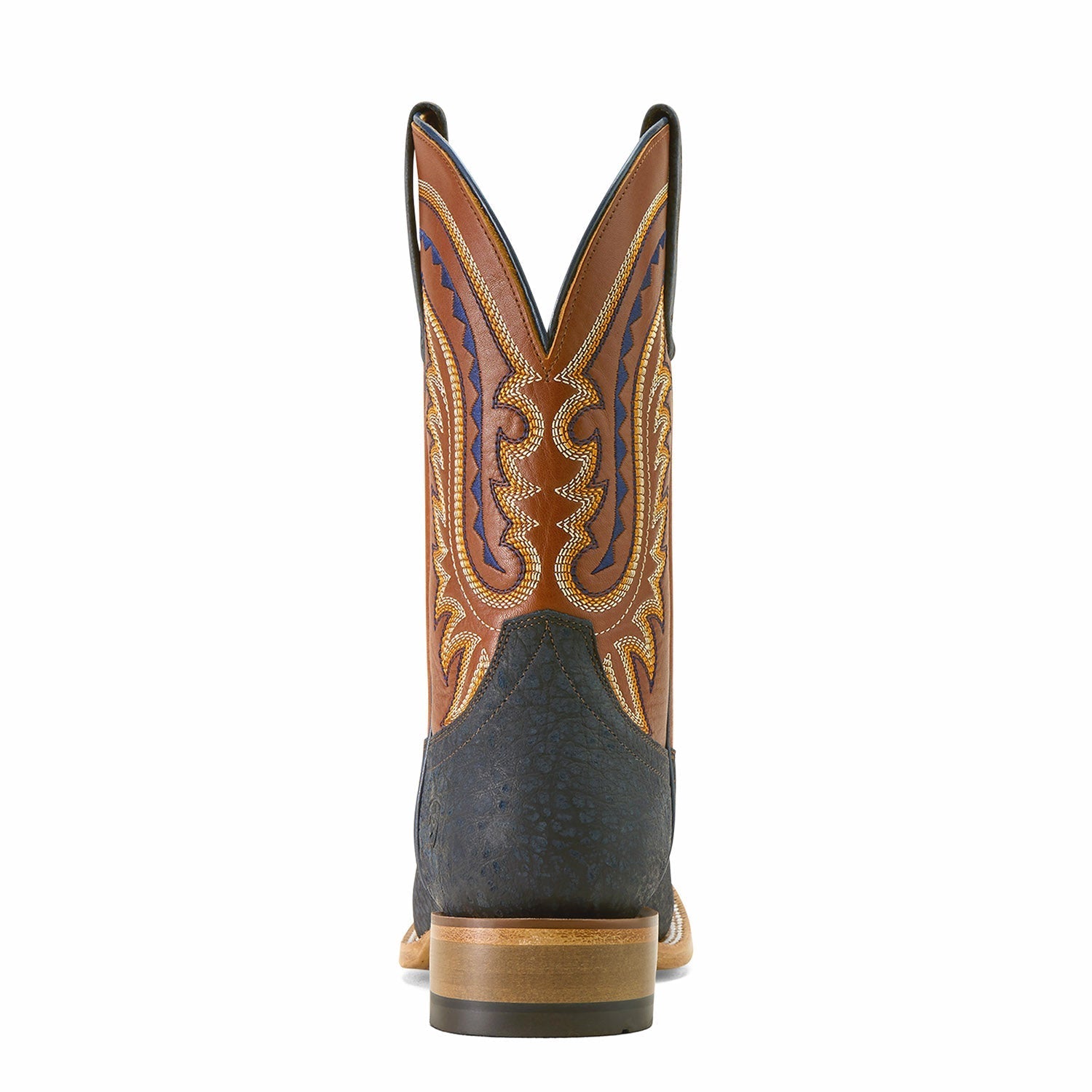 Ariat Men's Rock Ridge Wide Square Toe Western Boots – American Bison Leather | Goodyear Welt